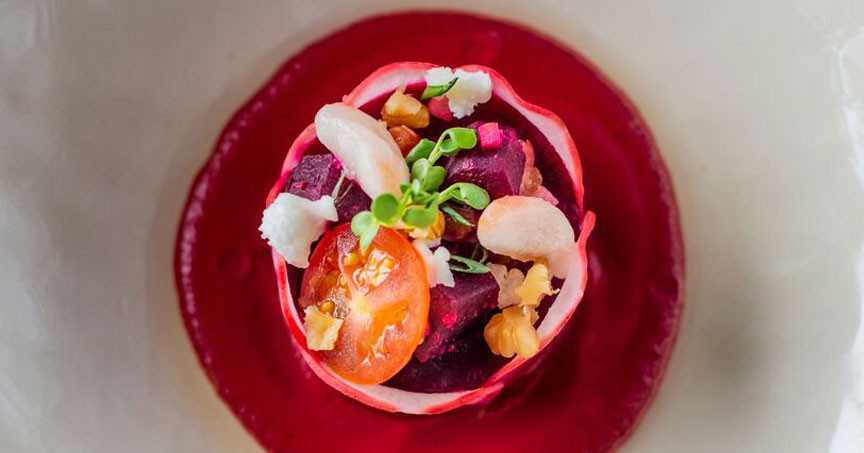 Beetroot & Goats Cheese Salad
