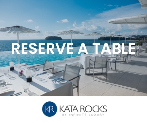 The dining experience at Kata Rocks really does rock!