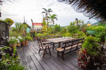 Upstairs 'in the garden'