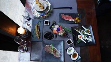 Inviting Japanese dishes