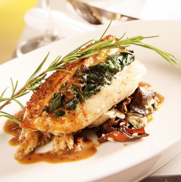 Stuffed chicken with vegetables @ Mom Tri’s Kitchen