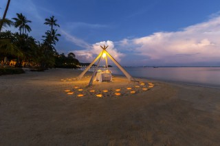 A special beachside table for two @ Panwa House