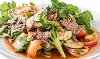 A Nikita’s Thai salad with meat