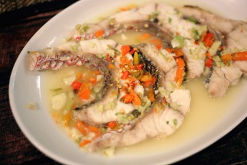 Fish with lemon & chili