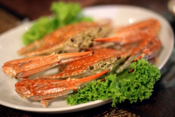 Boiled crab