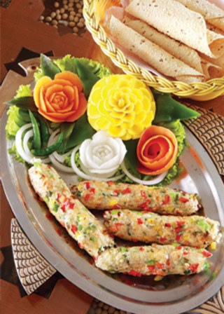 One of Baluchi's well-presented dishes