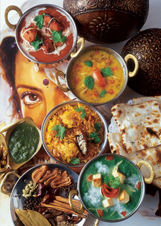 colourful & delicious indian food