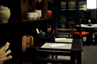 Asian décor & a table for 2