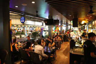 Guests enjoying the good food & casual atmosphere