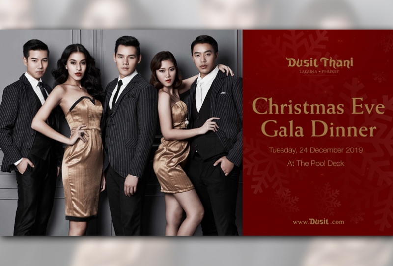 Where to Eat Phuket Christmas Eve Gala Dinner Dusit Thani Laguna Phuket