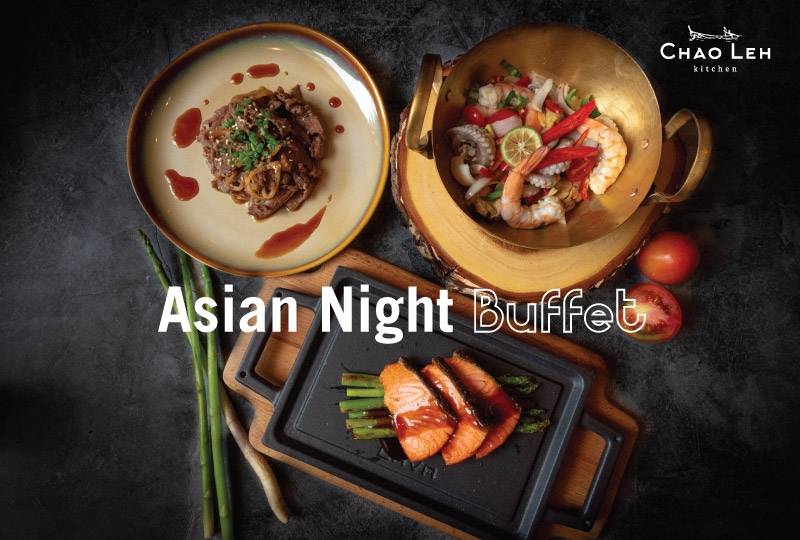 Where to Eat Phuket: Asian Night Buffet at Chao Leh Kitchen.